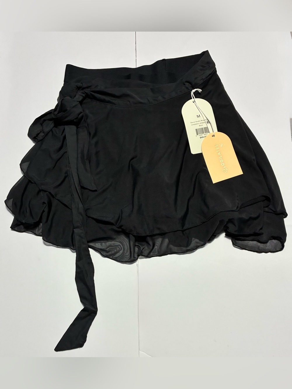 Blogilates Dance Studio Wrap Skort - Black - Size M - NWT